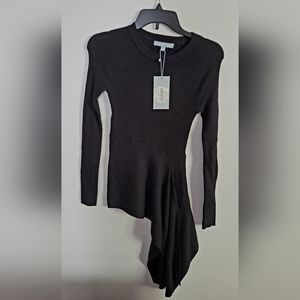 Antonio Melani Women's Monica Asymmetrical Size XS Black